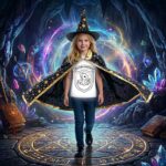 Drachen T-Shirt zum Ausmalen für Kinder – Glut, der junge Drache aus Botos | Meisterschule der Fabelwesen