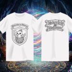 Ausmalshirt Phönix Rückseite mit Schriftzug Meisterschule der Fabelwesen – Pyro